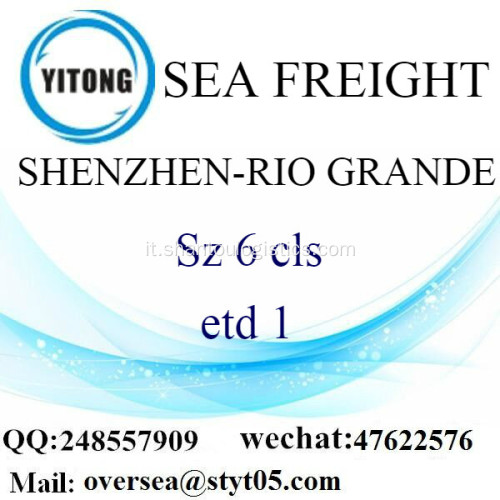 Porto di Shenzhen LCL consolidamento al Rio Grande